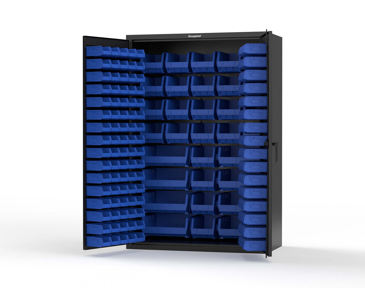 Black (RAL 9005) / Blue (RAL 5001)