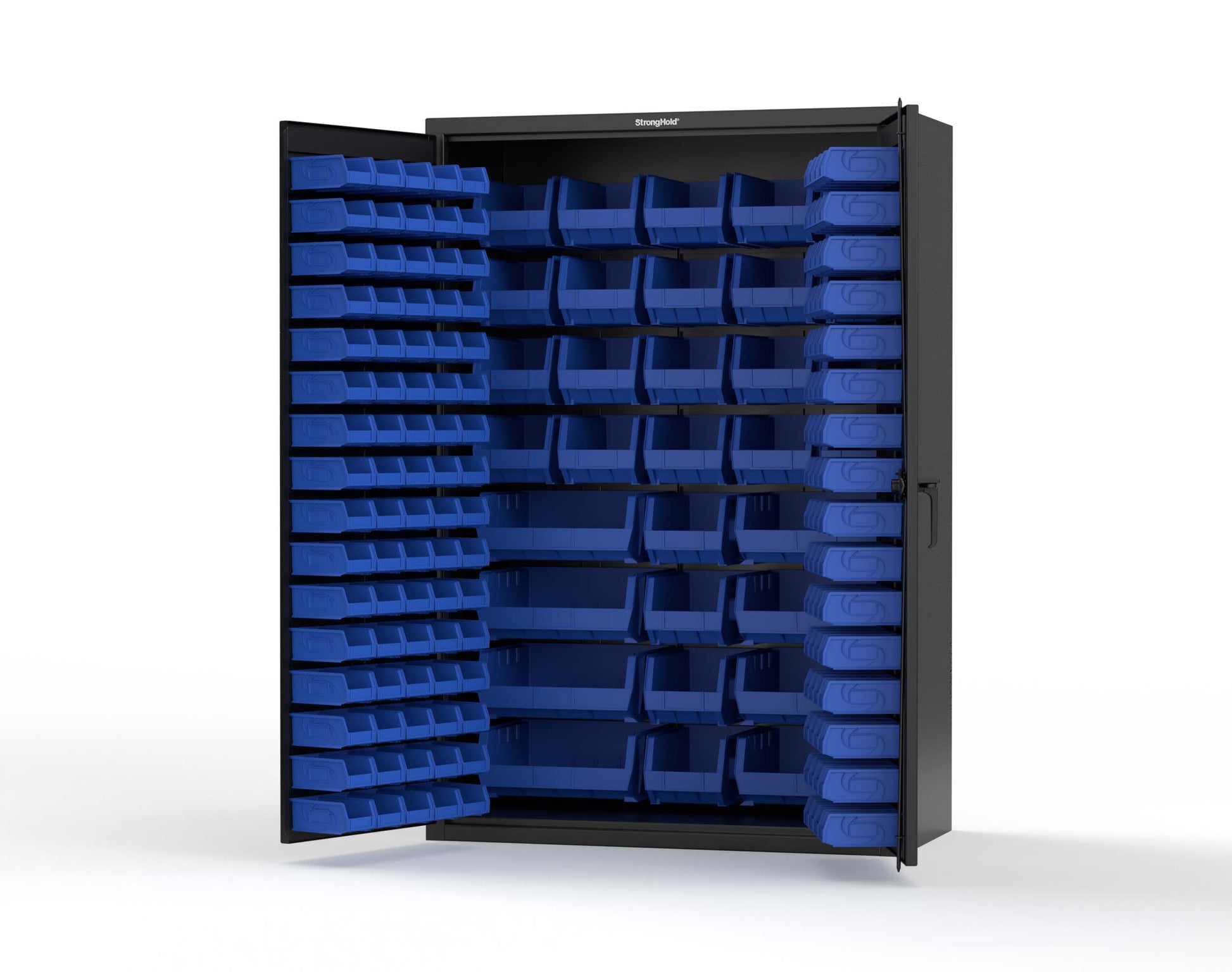 Black (RAL 9005) / Blue (RAL 5001)