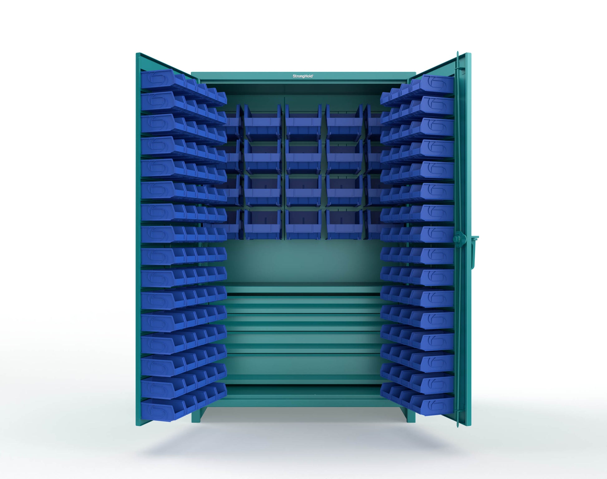 Teal (RAL 5021) / Blue (RAL 5001)