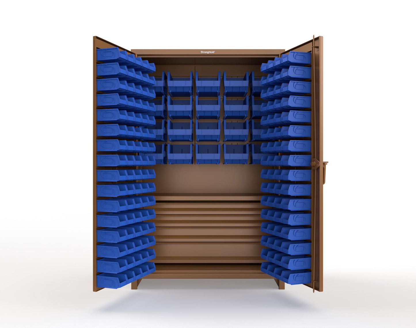 Brown (RAL 8008) / Blue (RAL 5001)