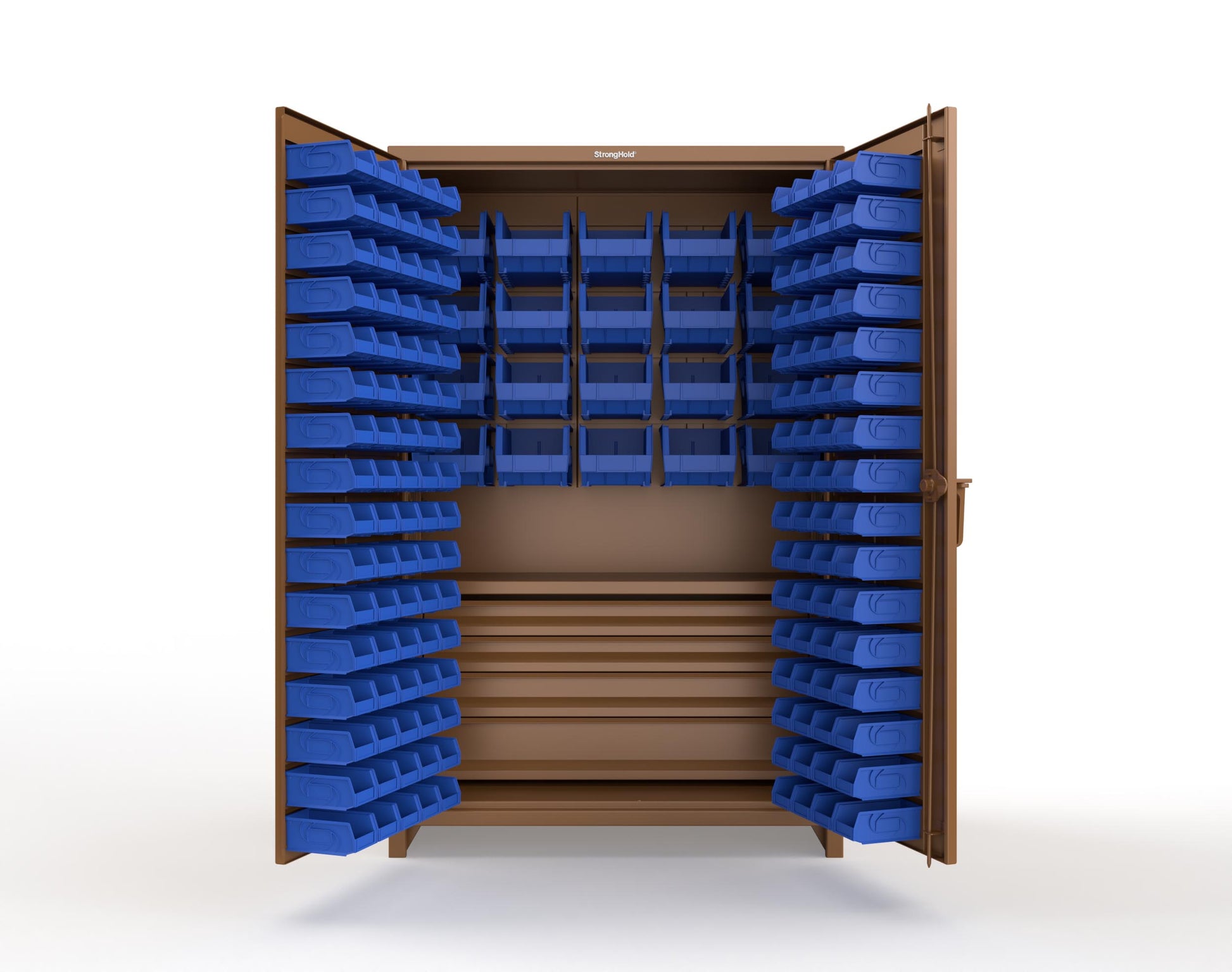 Brown (RAL 8008) / Blue (RAL 5001)
