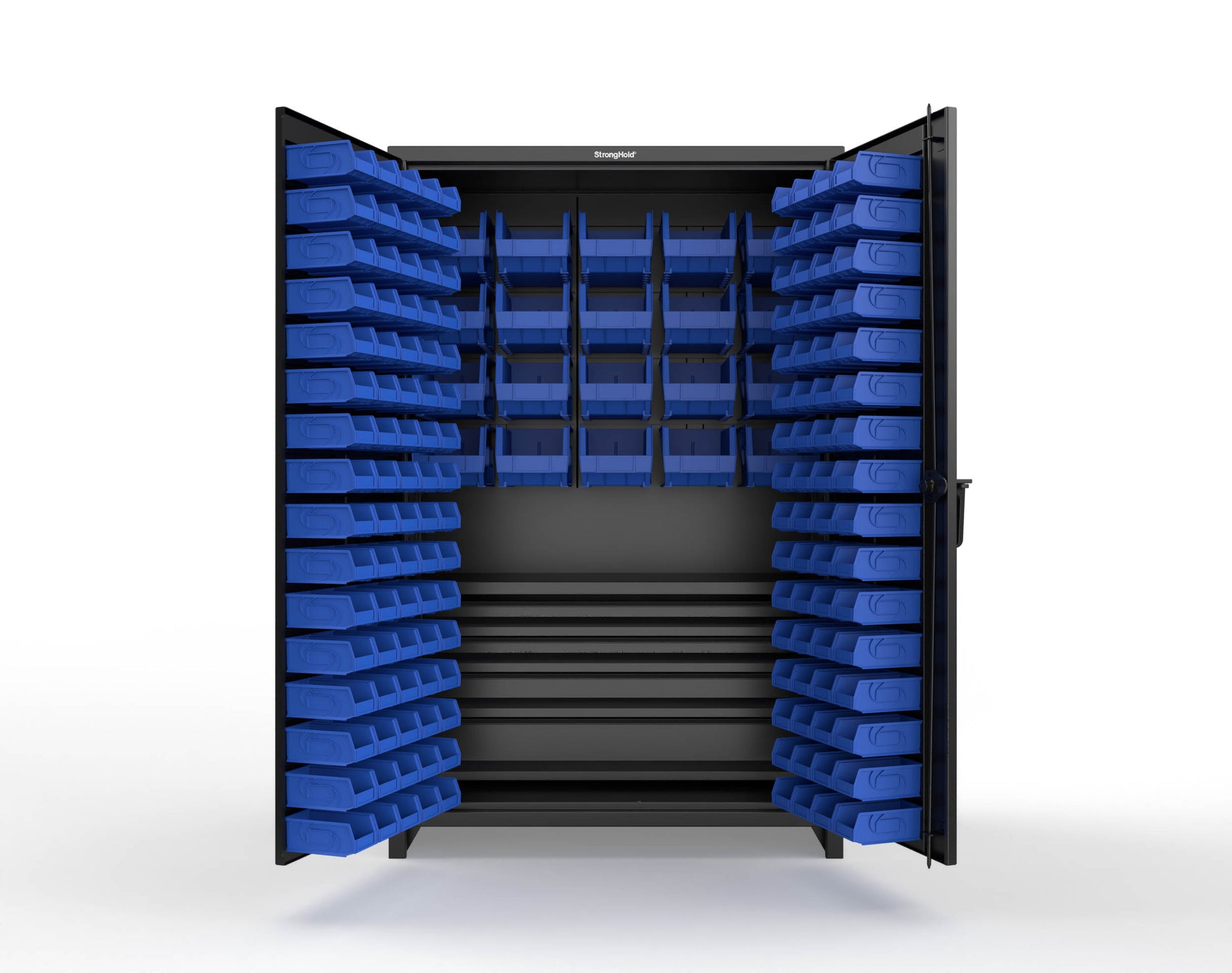 Black (RAL 9005) / Blue (RAL 5001)