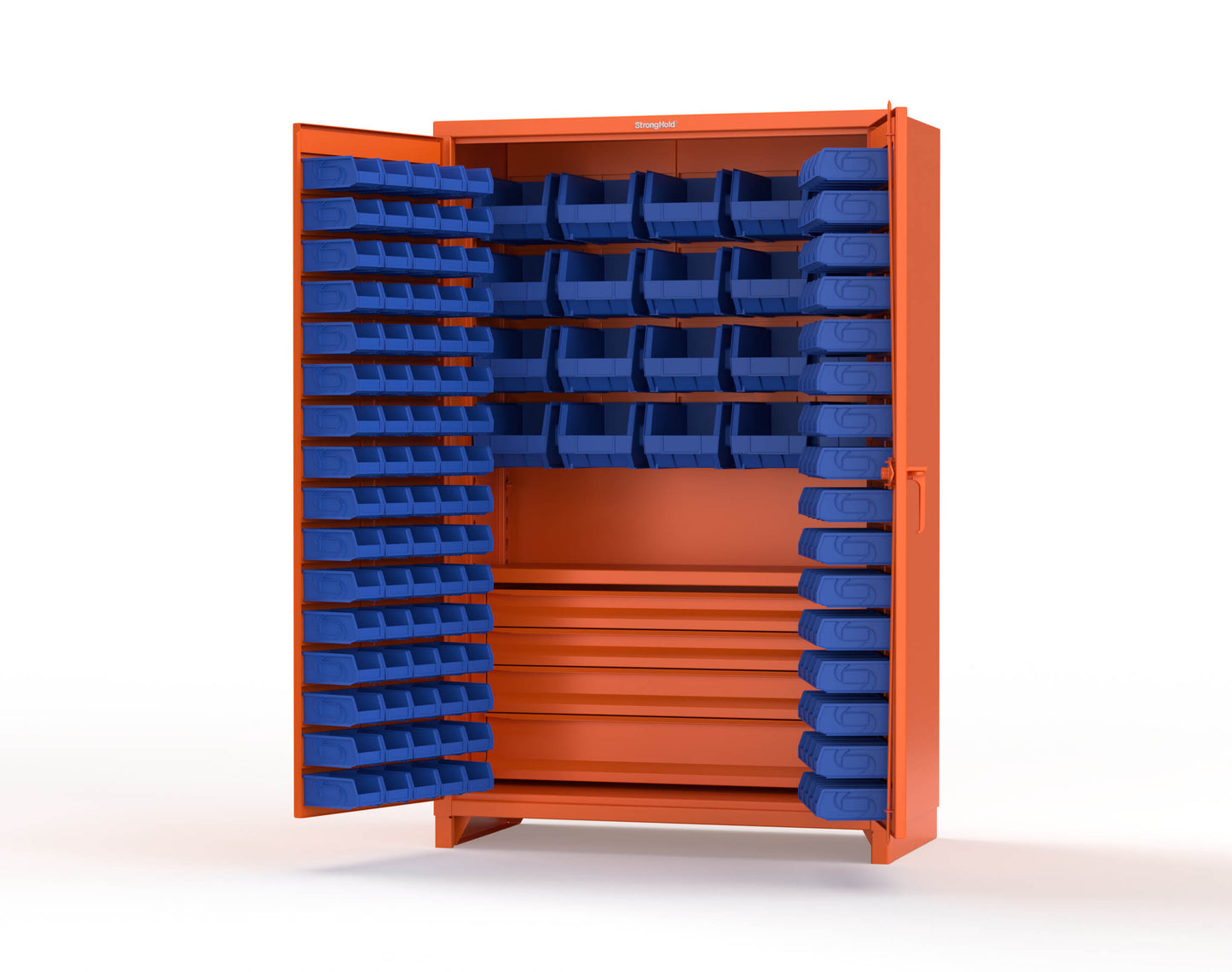 Orange (RAL 2009) / Blue (RAL 5001)