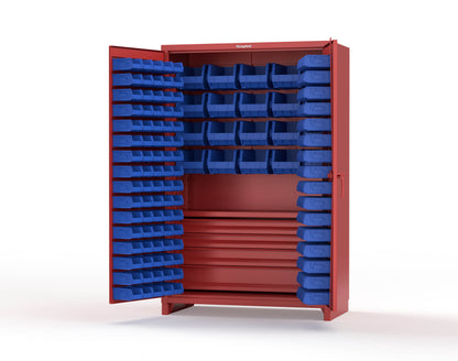 Red (RAL 3001) / Blue (RAL 5001)