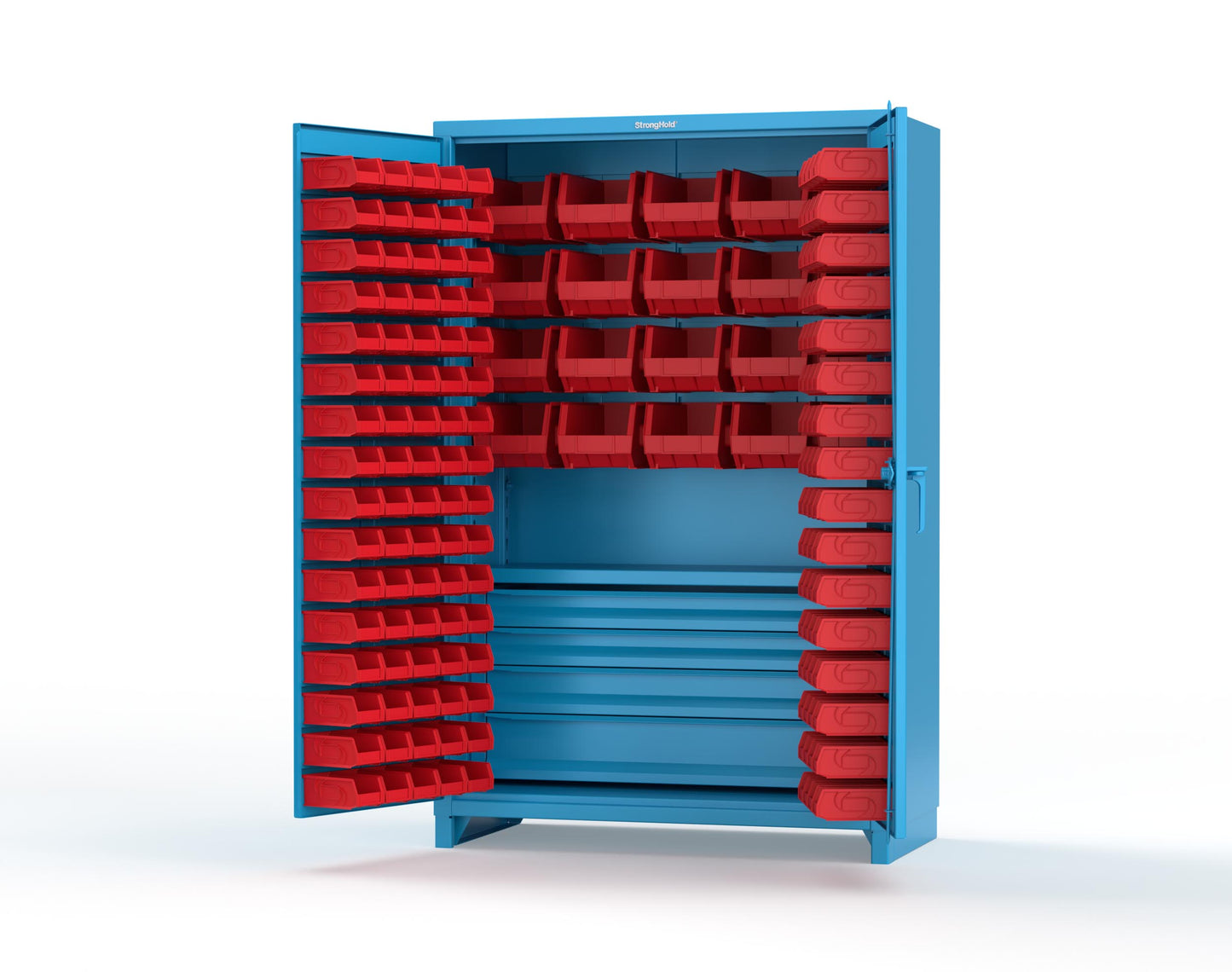 Light Blue (RAL 5012) / Red (RAL 3001)