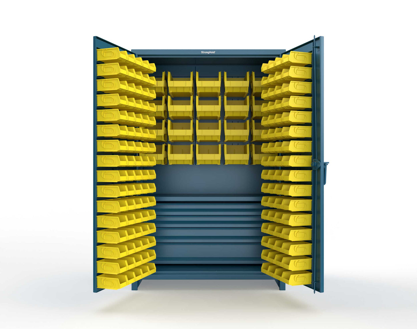 Blue (RAL 5001) / Yellow (RAL 1021)
