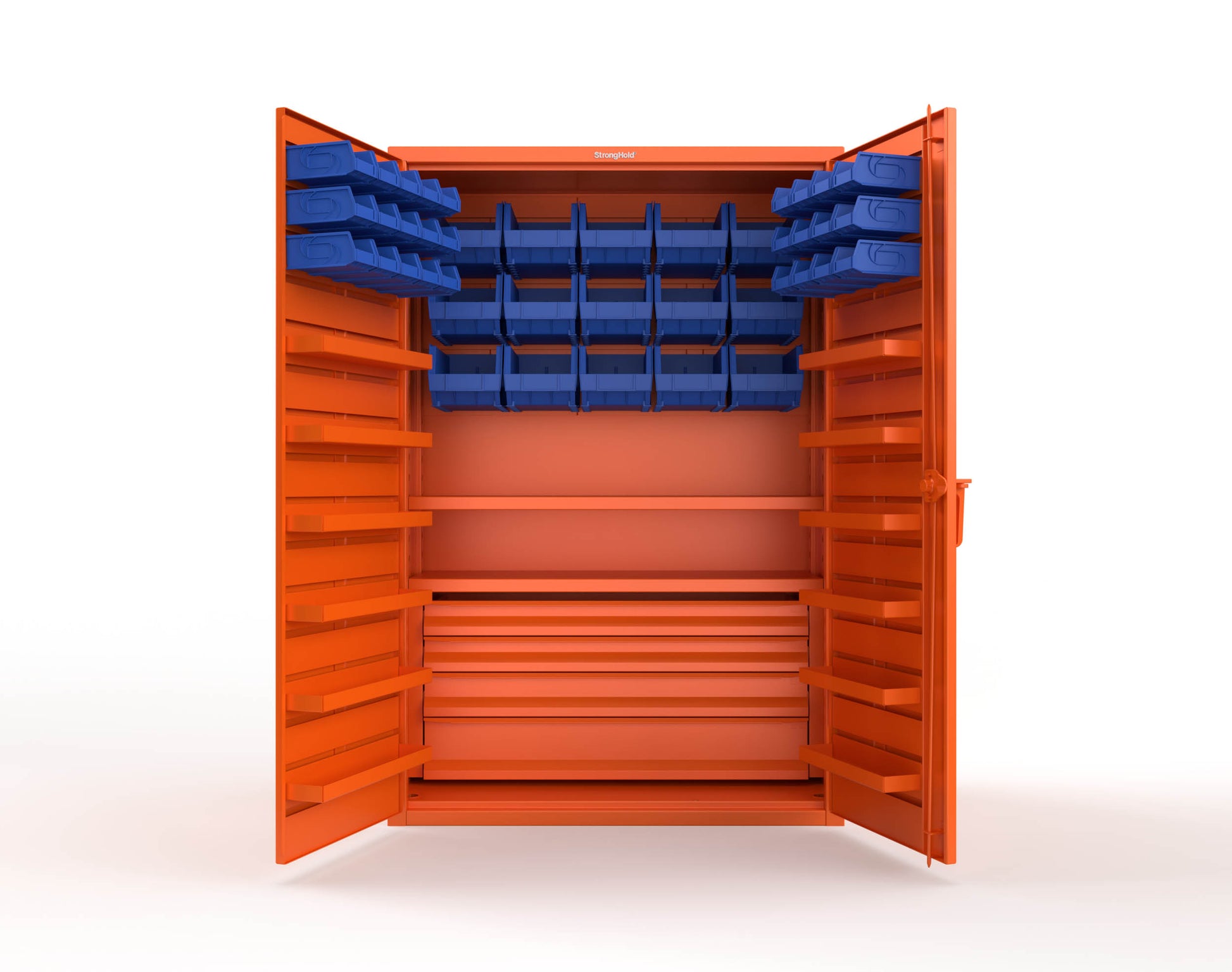 Orange (RAL 2009) / Blue (RAL 5001)