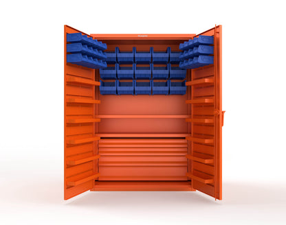 Orange (RAL 2009) / Blue (RAL 5001)