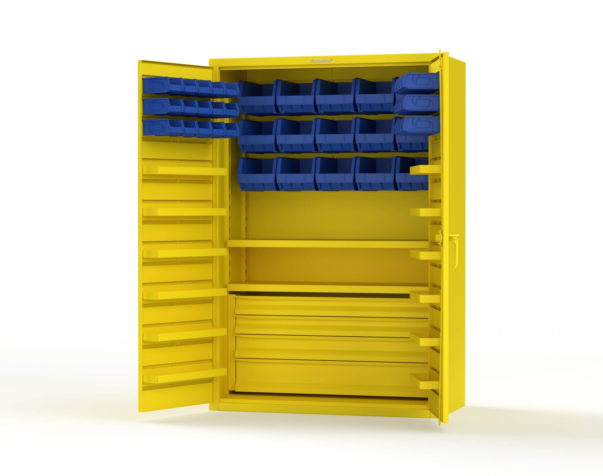Yellow (RAL 1021) / Blue (RAL 5001)
