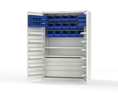 White (RAL 9003) / Blue (RAL 5001)