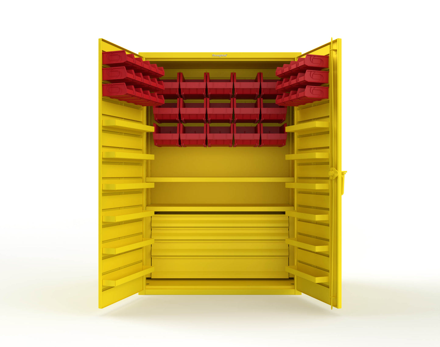 Yellow (RAL 1021) / Red (RAL 3001)