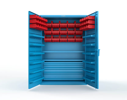 Light Blue (RAL 5012) / Red (RAL 3001)