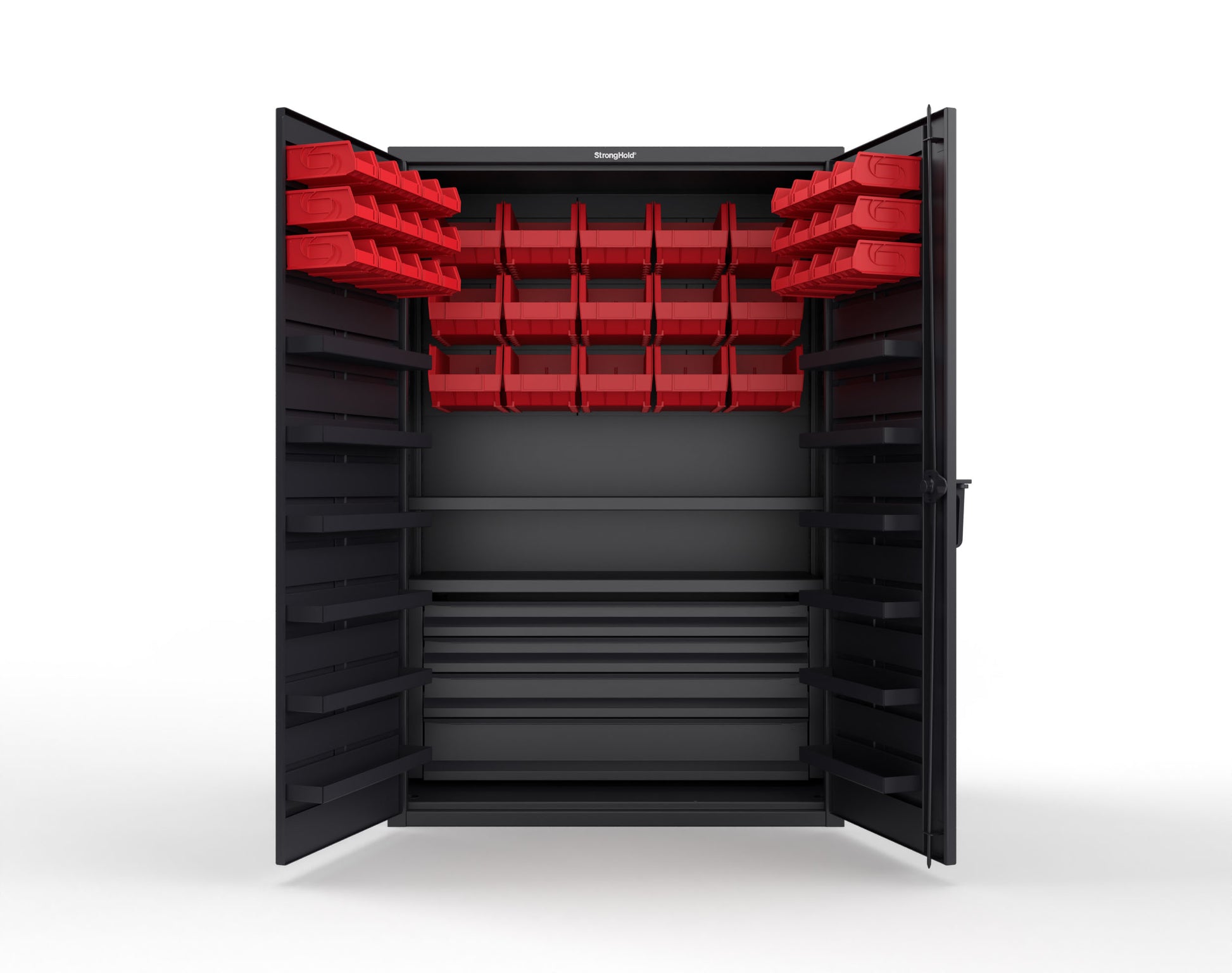 Black (RAL 9005) / Red (RAL 3001)