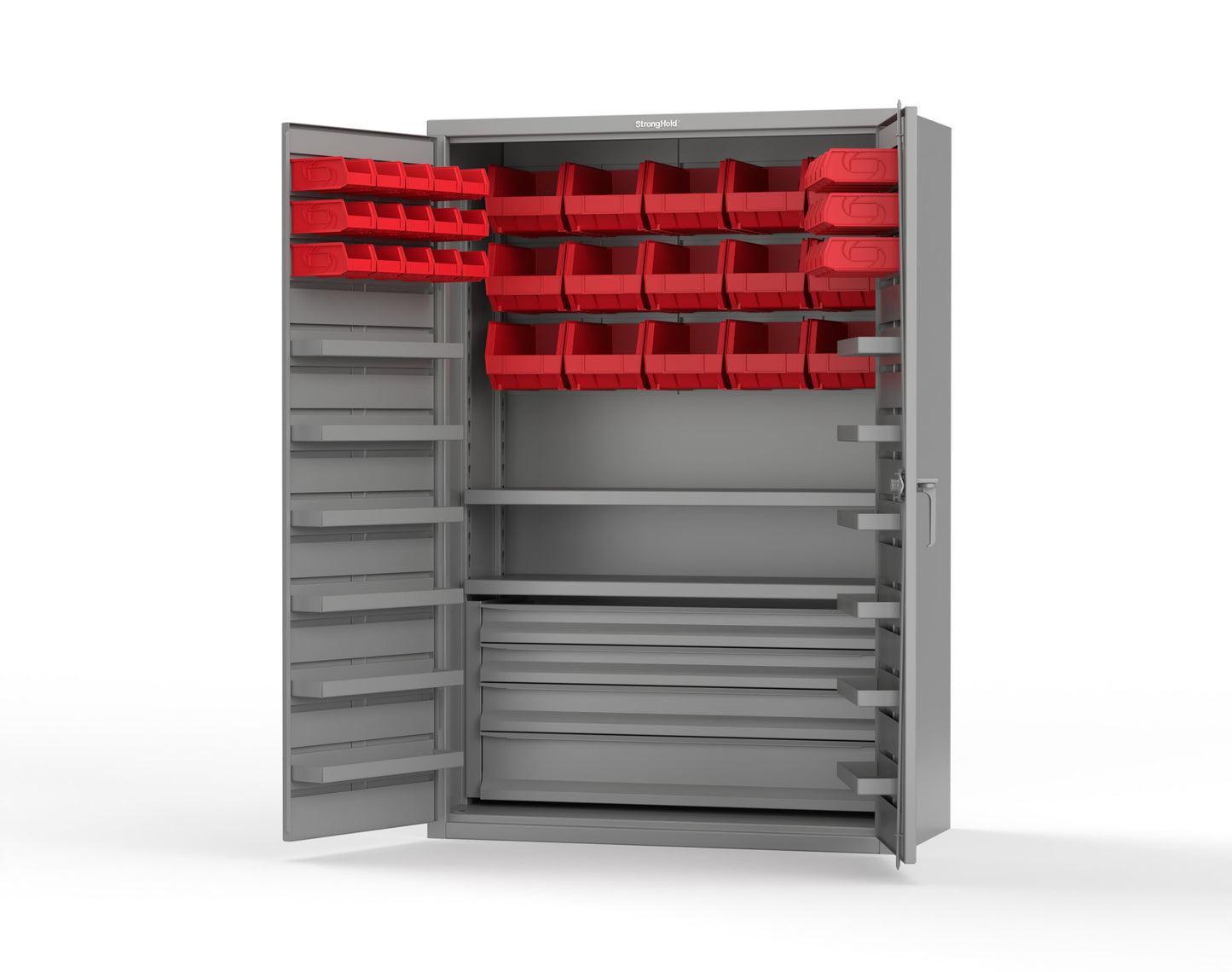 Dusty Gray (RAL 7037) / Red (RAL 3001)