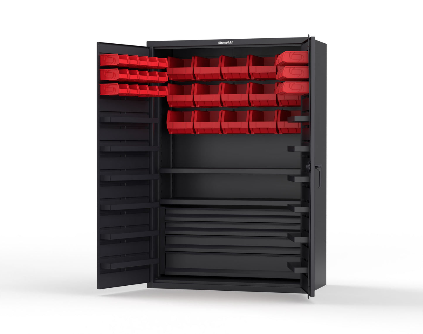 Black (RAL 9005) / Red (RAL 3001)