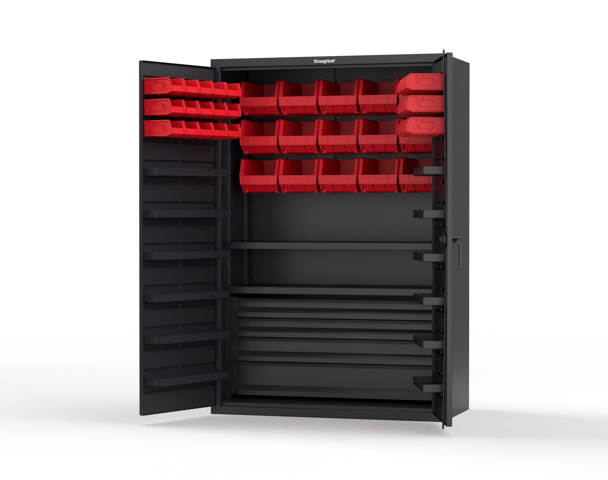 Black (RAL 9005) / Red (RAL 3001)