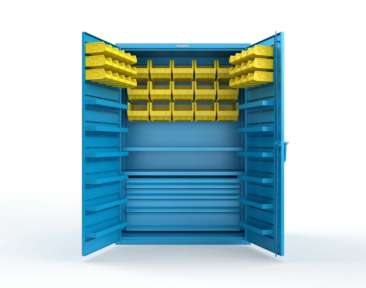 Light Blue (RAL 5012) / Yellow (RAL 1021)