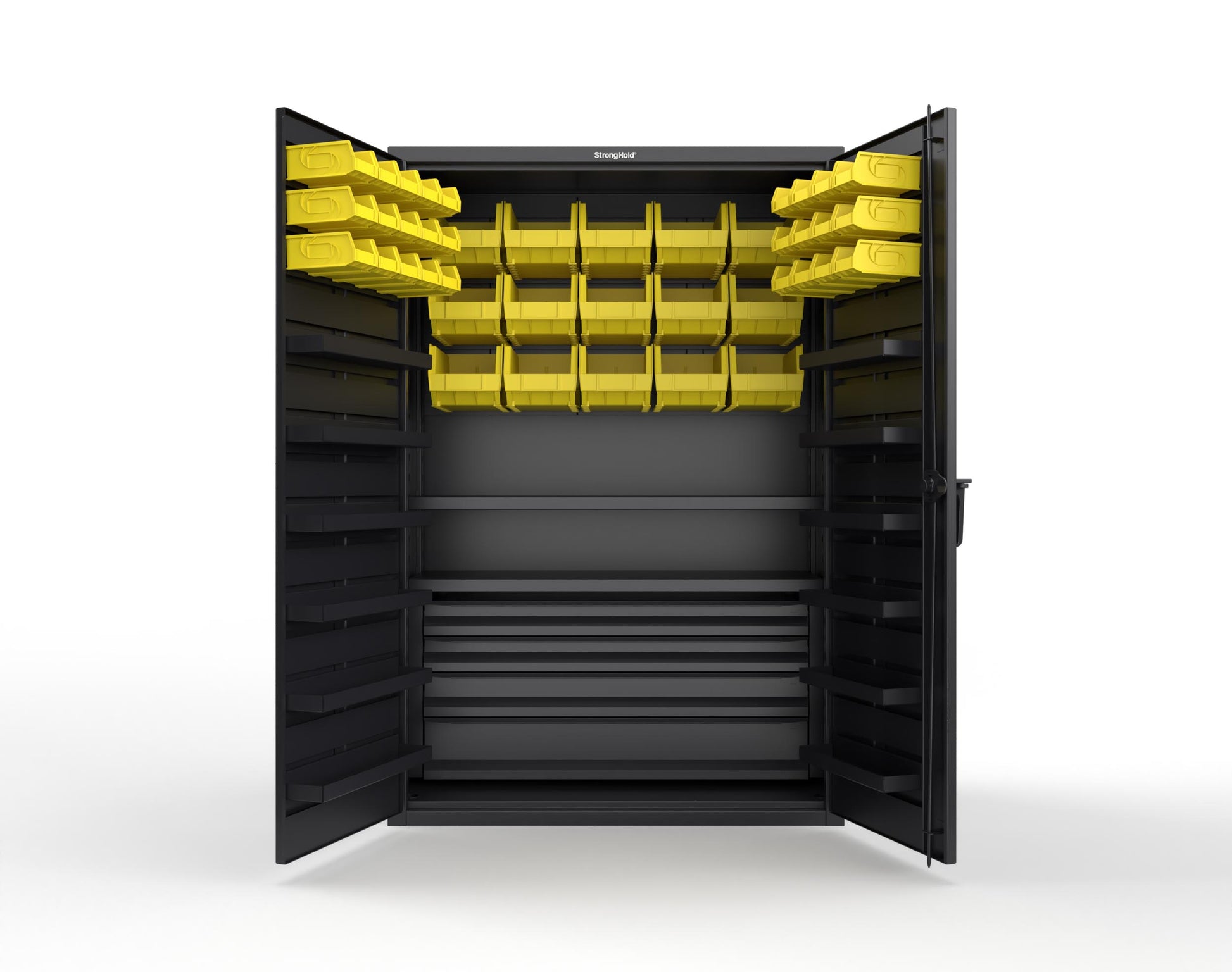 Black (RAL 9005) / Yellow (RAL 1021)
