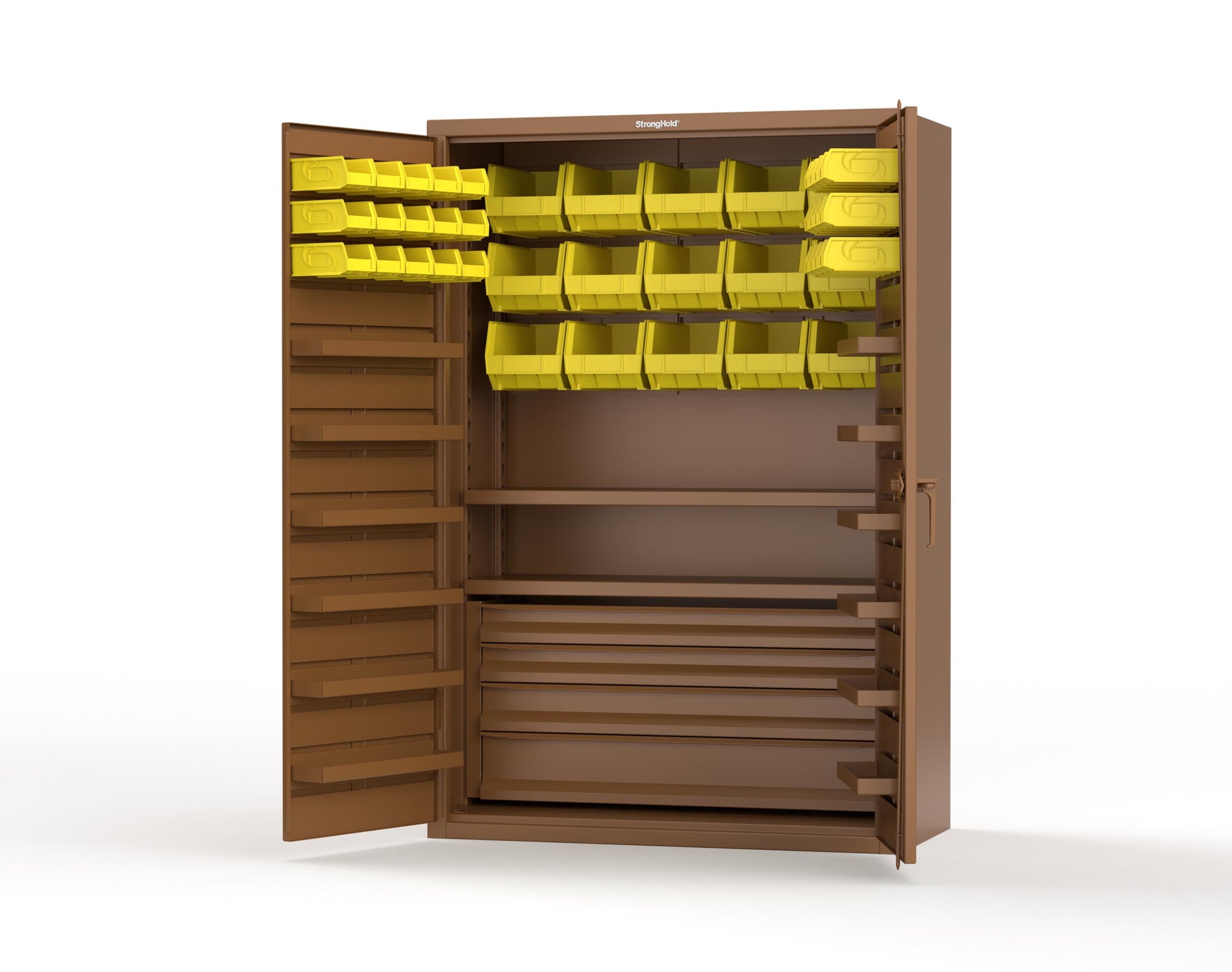 Brown (RAL 8008) / Yellow (RAL 1021)