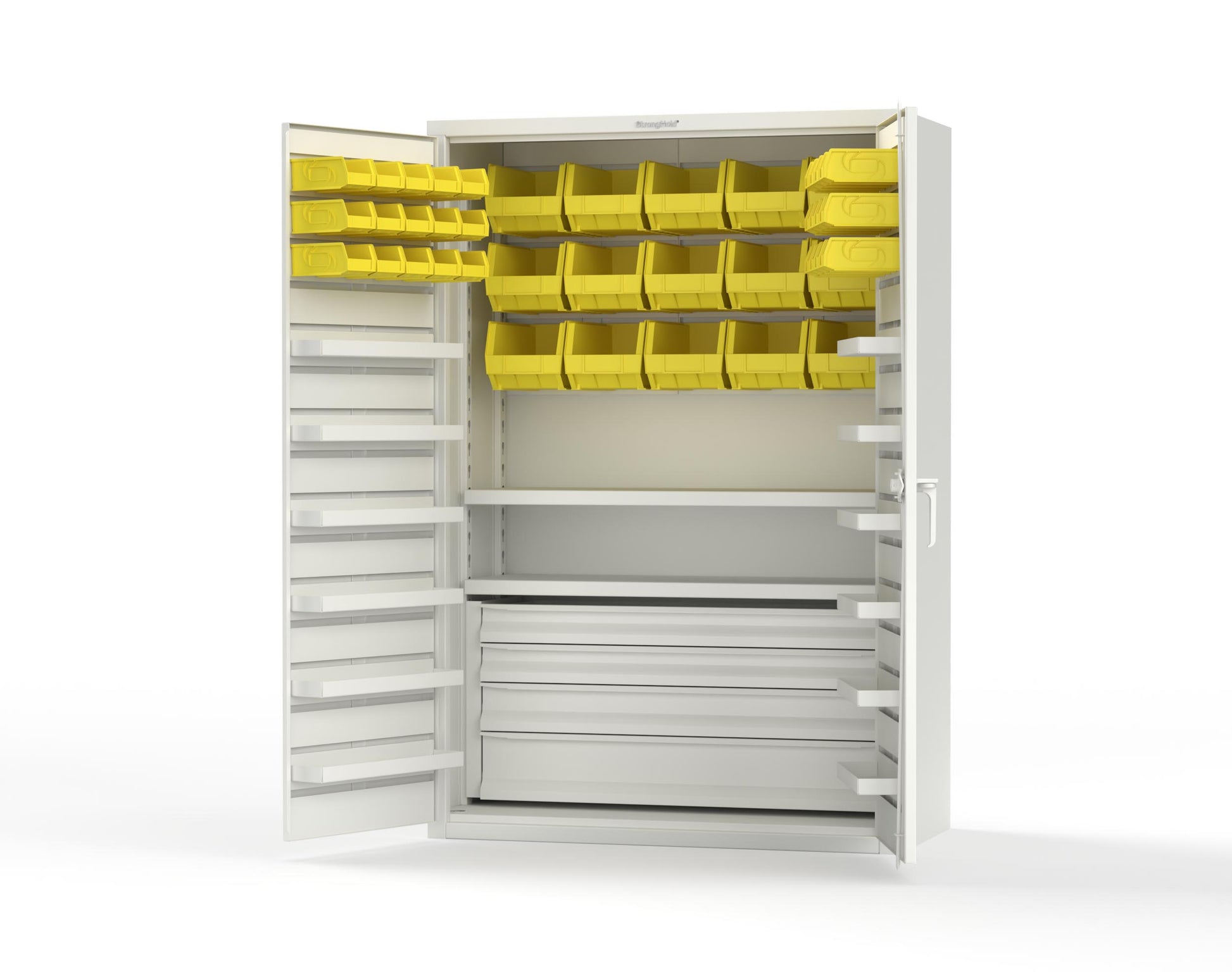 White (RAL 9003) / Yellow (RAL 1021)
