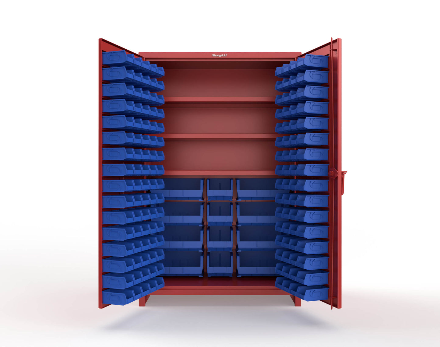 Red (RAL 3001) / Blue (RAL 5001)