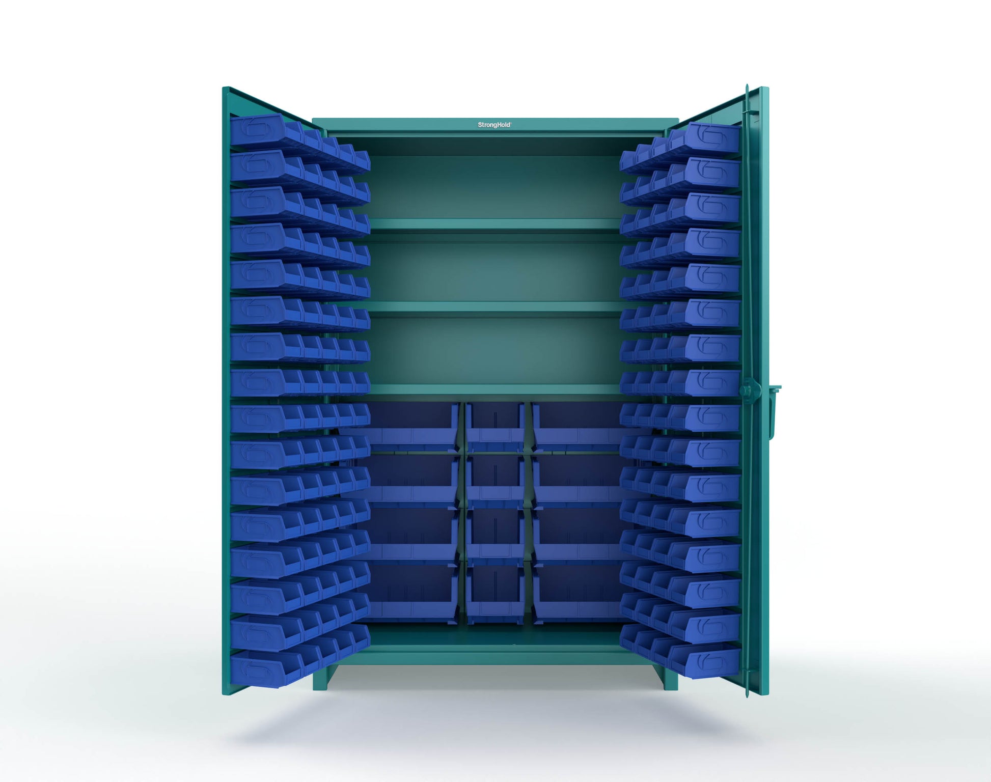 Teal (RAL 5021) / Blue (RAL 5001)