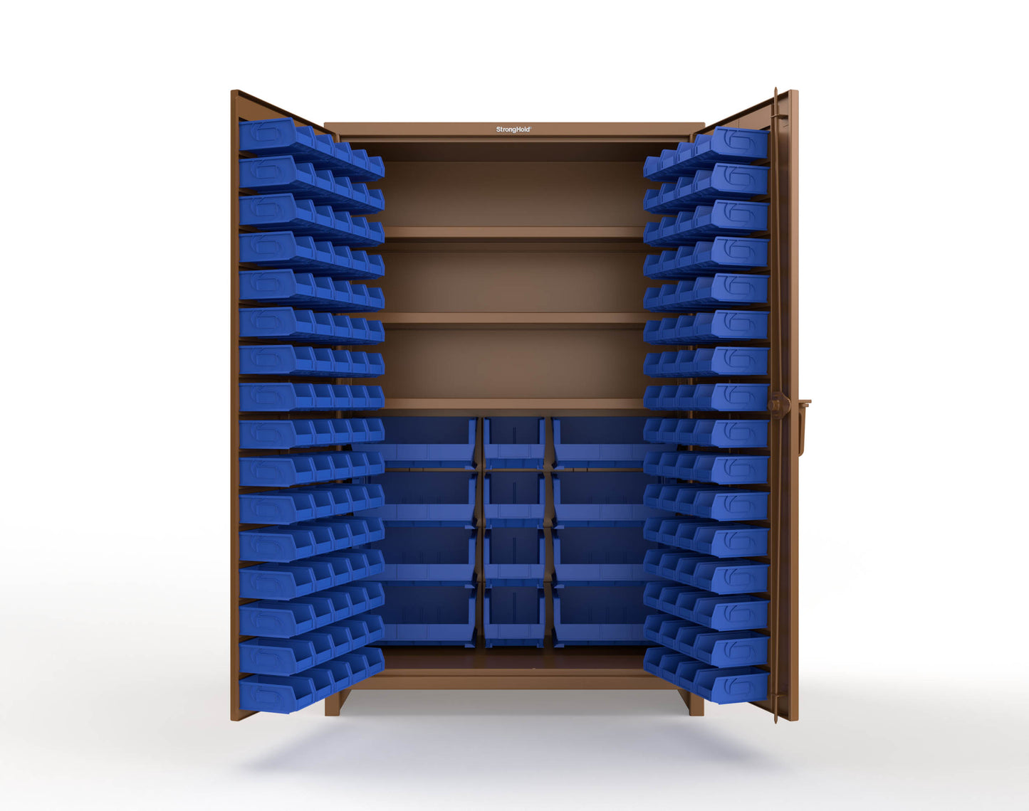 Brown (RAL 8008) / Blue (RAL 5001)