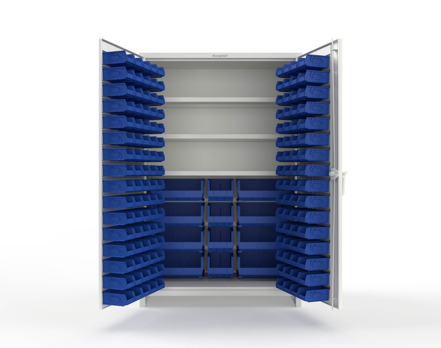 White (RAL 9003) / Blue (RAL 5001)