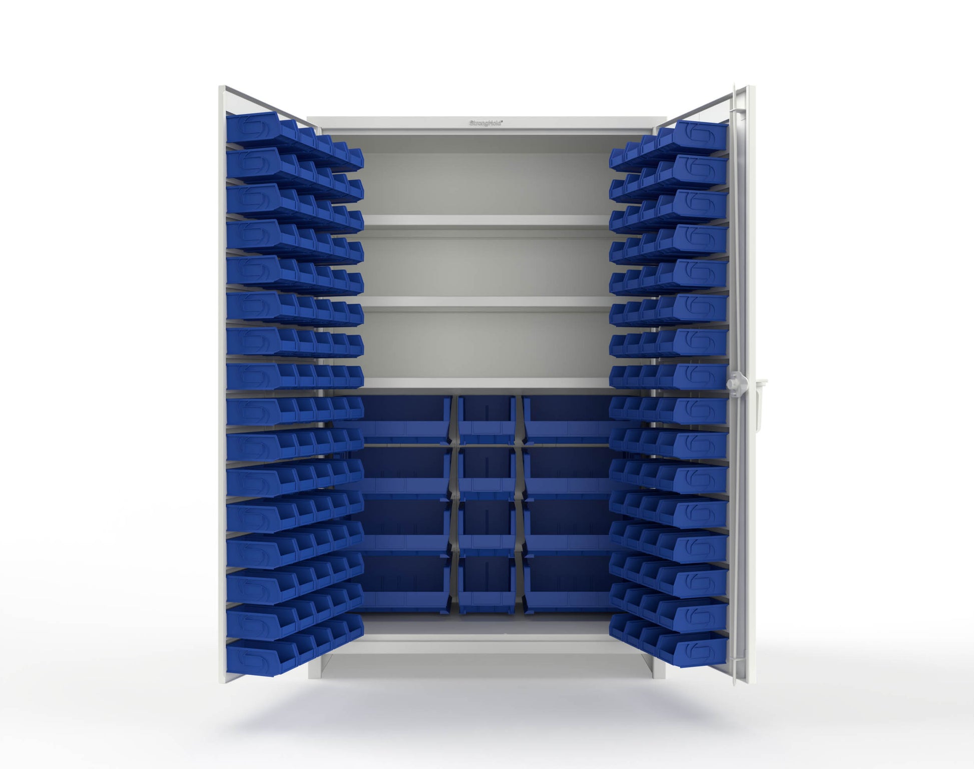 White (RAL 9003) / Blue (RAL 5001)