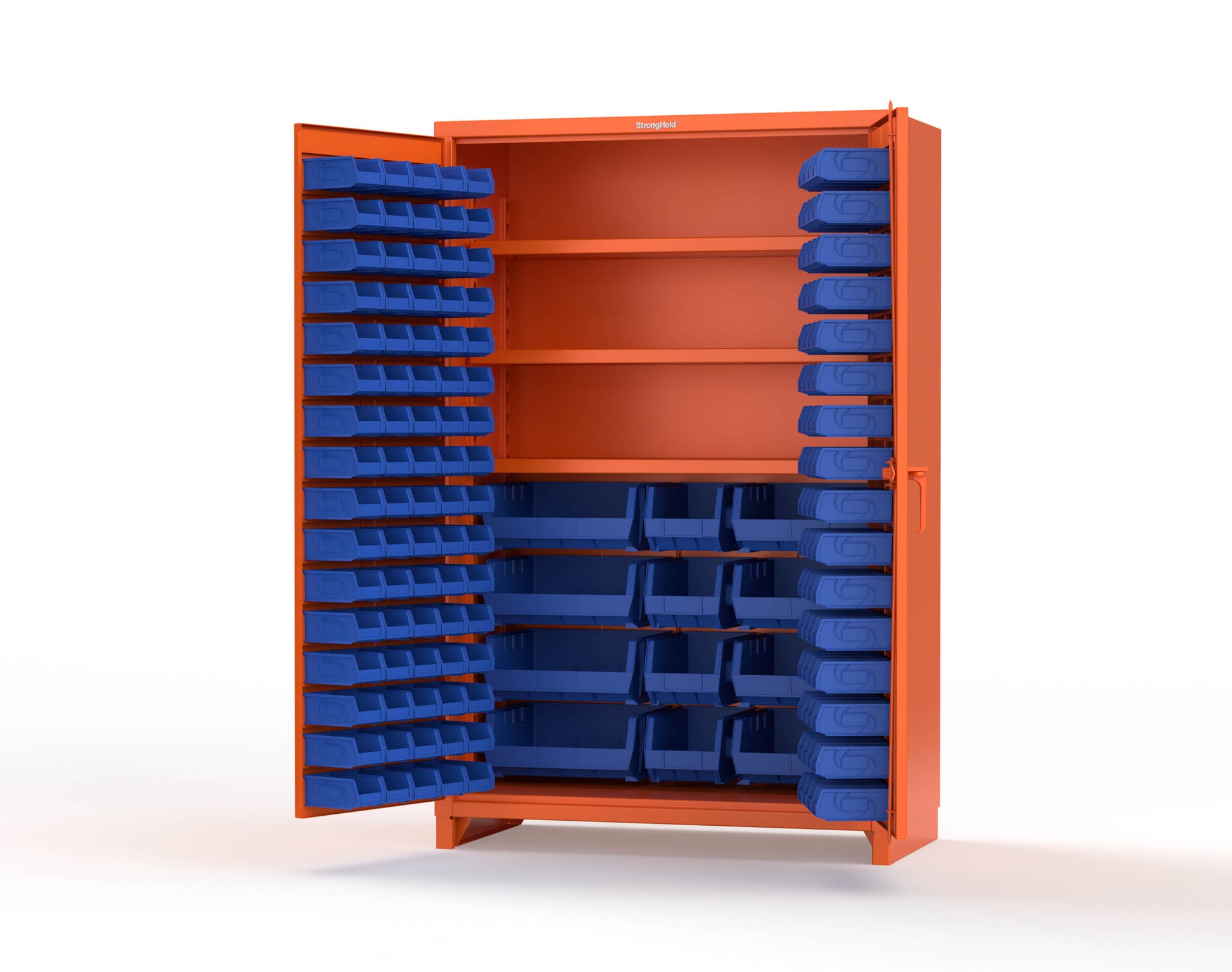 Orange (RAL 2009) / Blue (RAL 5001)