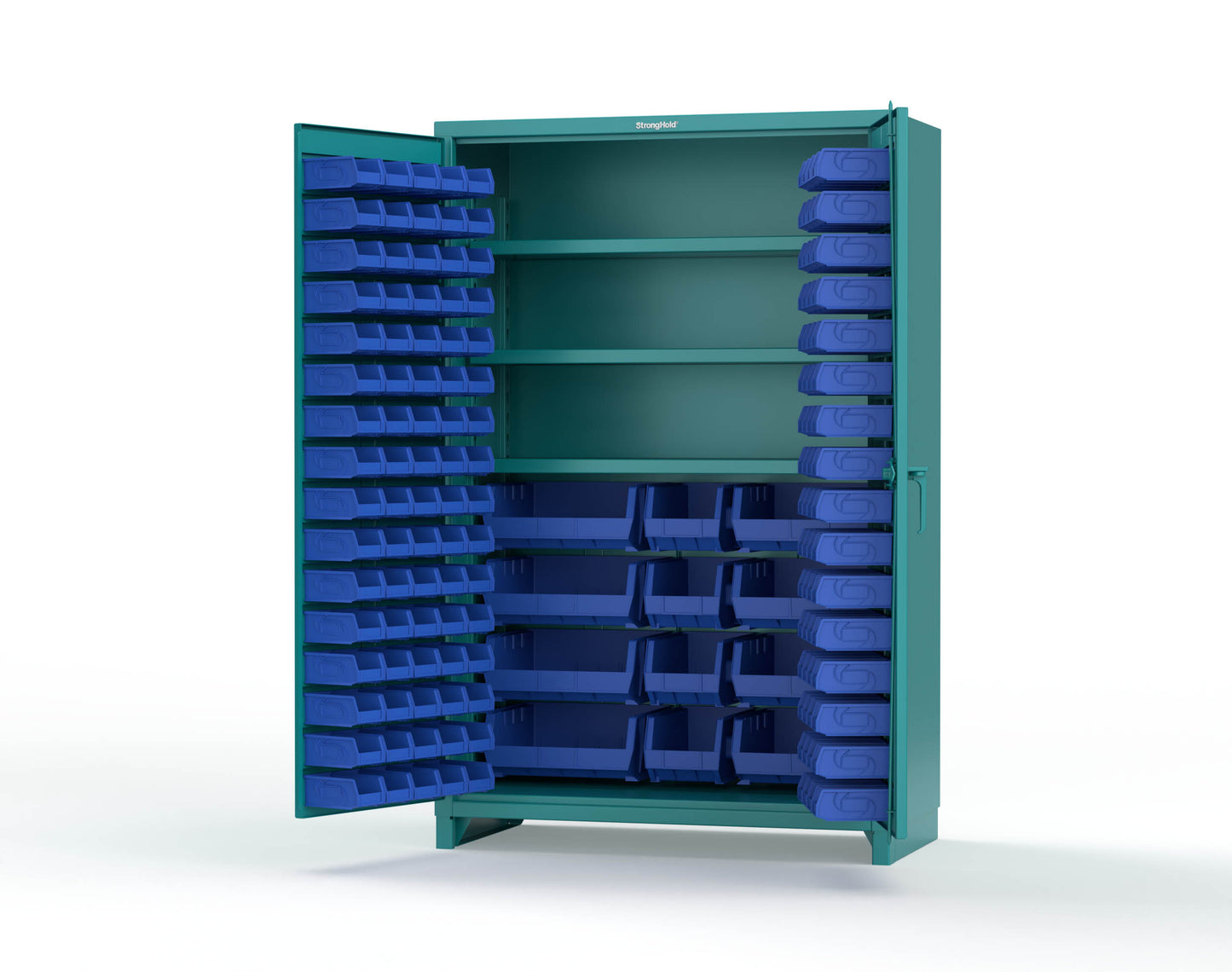 Teal (RAL 5021) / Blue (RAL 5001)