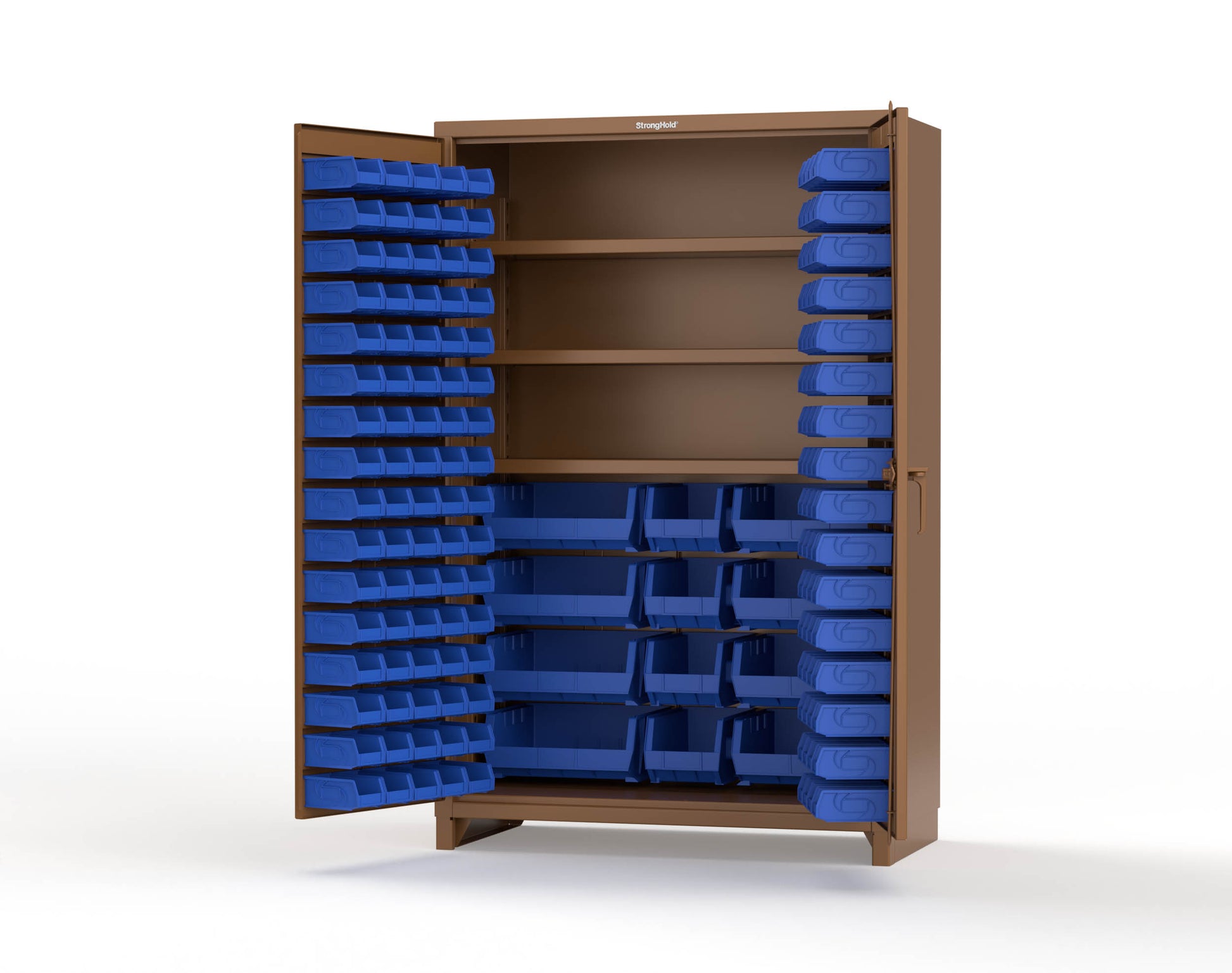 Brown (RAL 8008) / Blue (RAL 5001)