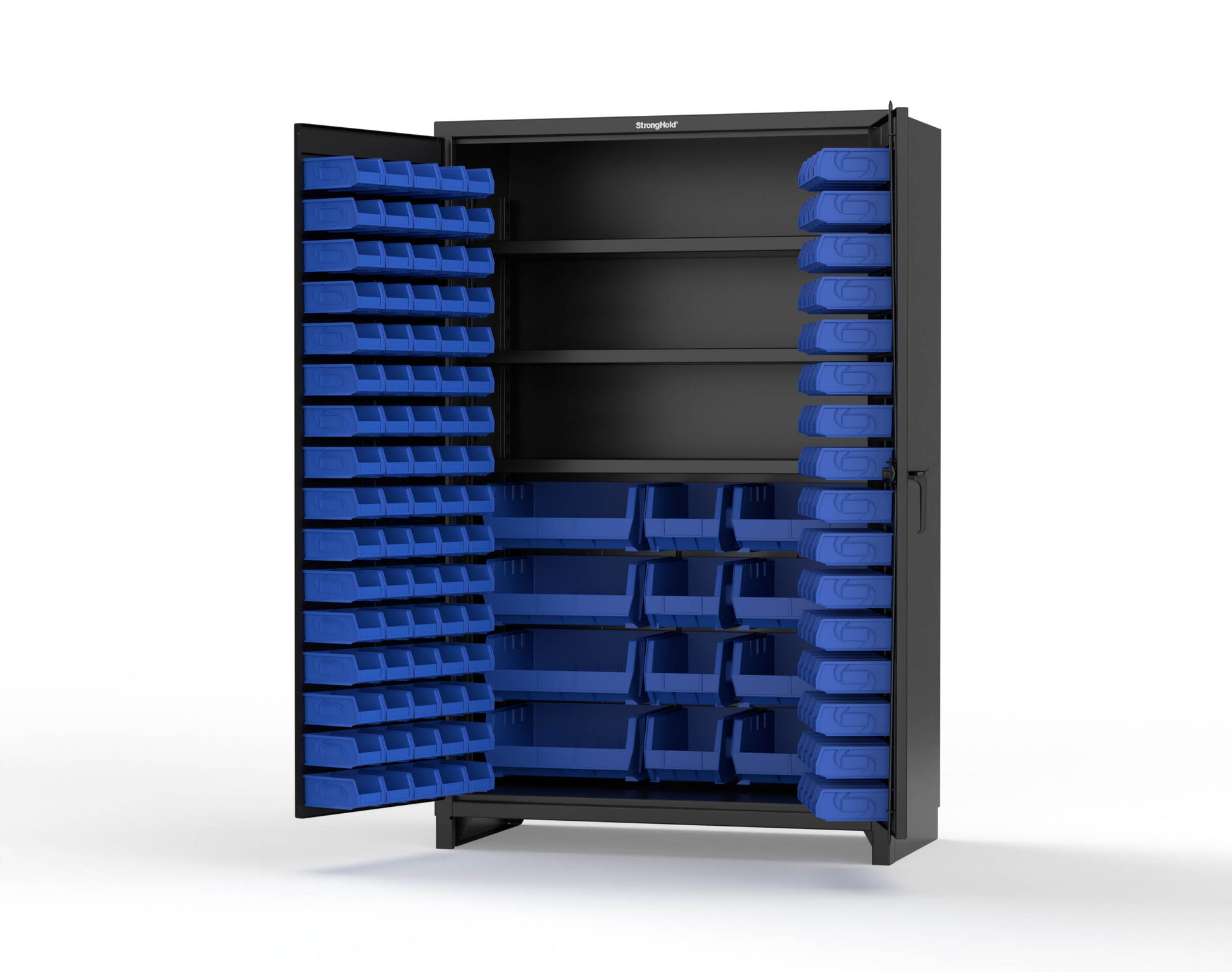 Black (RAL 9005) / Blue (RAL 5001)