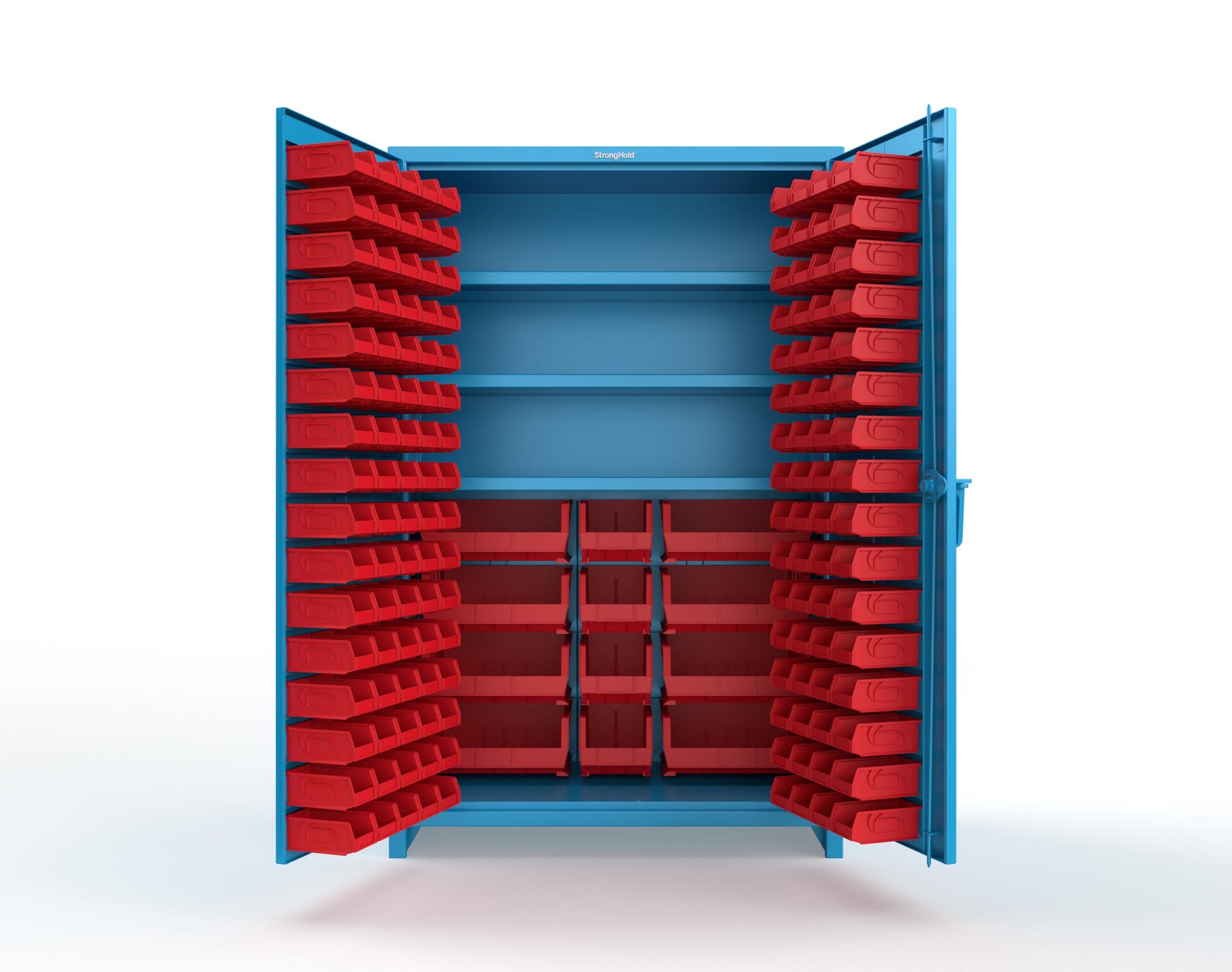 Light Blue (RAL 5012) / Red (RAL 3001)
