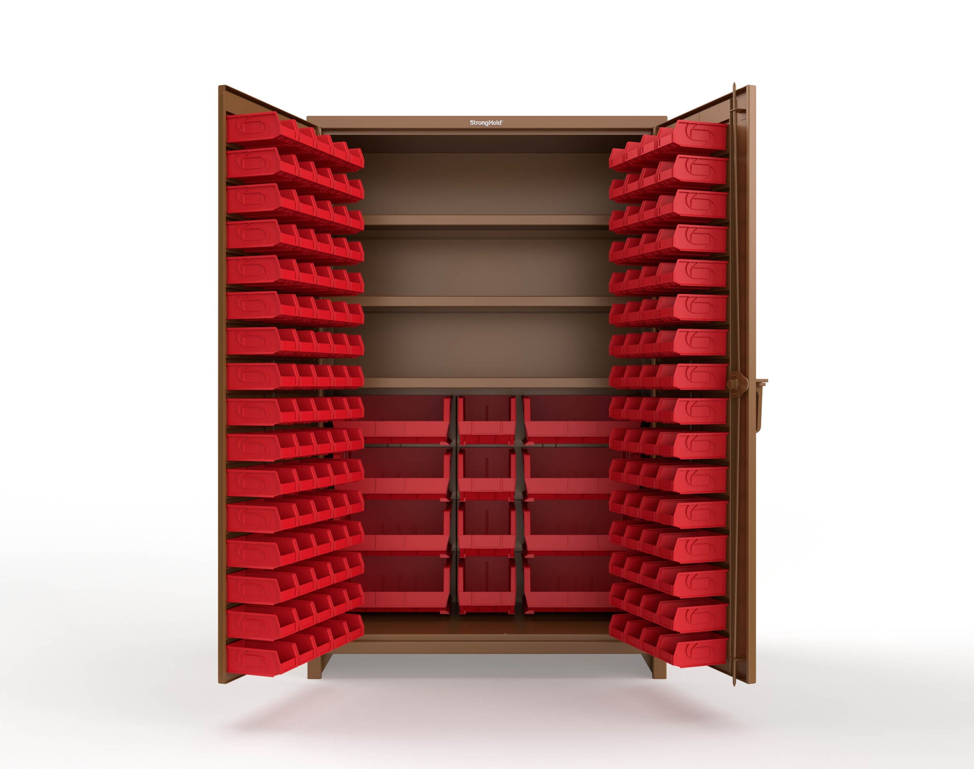 Brown (RAL 8008) / Red (RAL 3001)