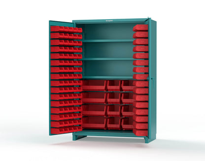 Teal (RAL 5021) / Red (RAL 3001)