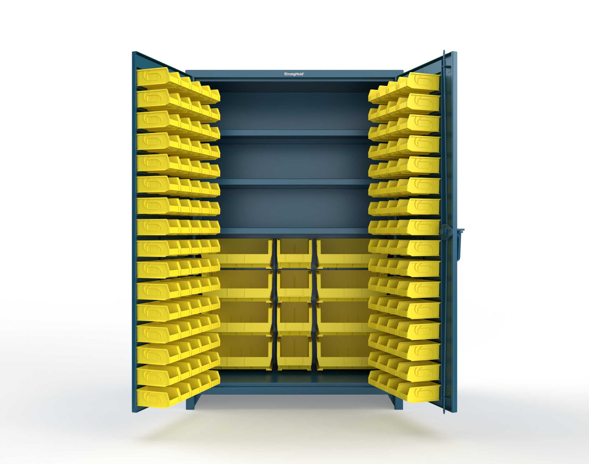 Blue (RAL 5001) / Yellow (RAL 1021)