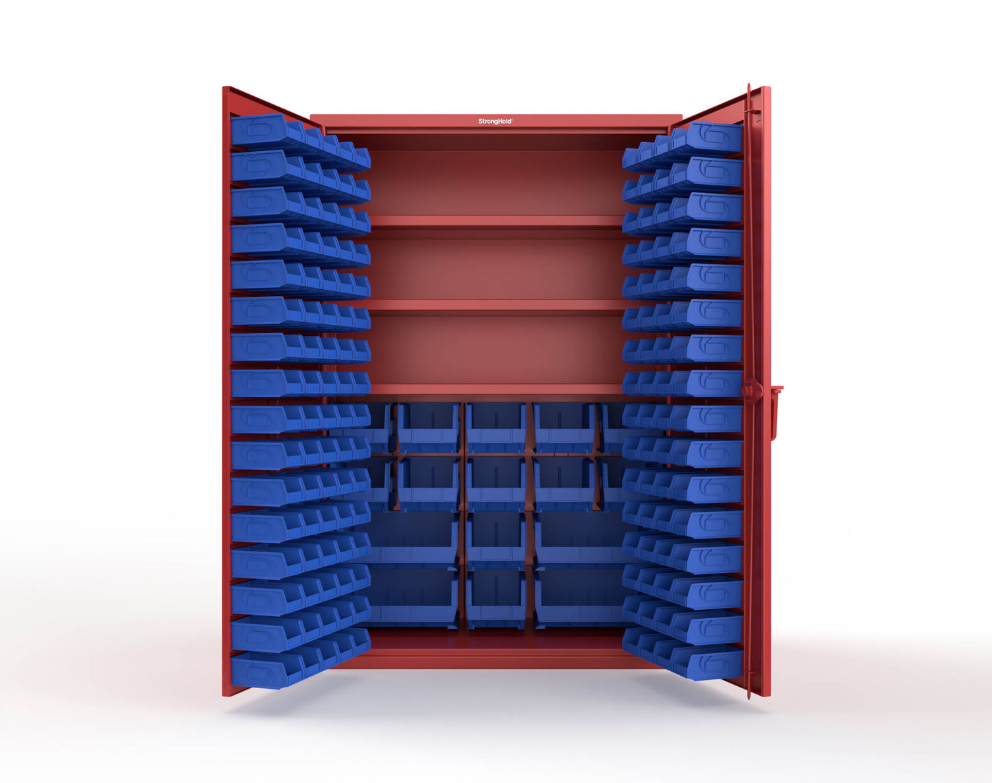 Red (RAL 3001) / Blue (RAL 5001)