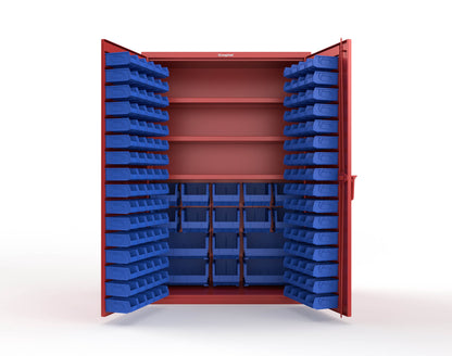 Red (RAL 3001) / Blue (RAL 5001)