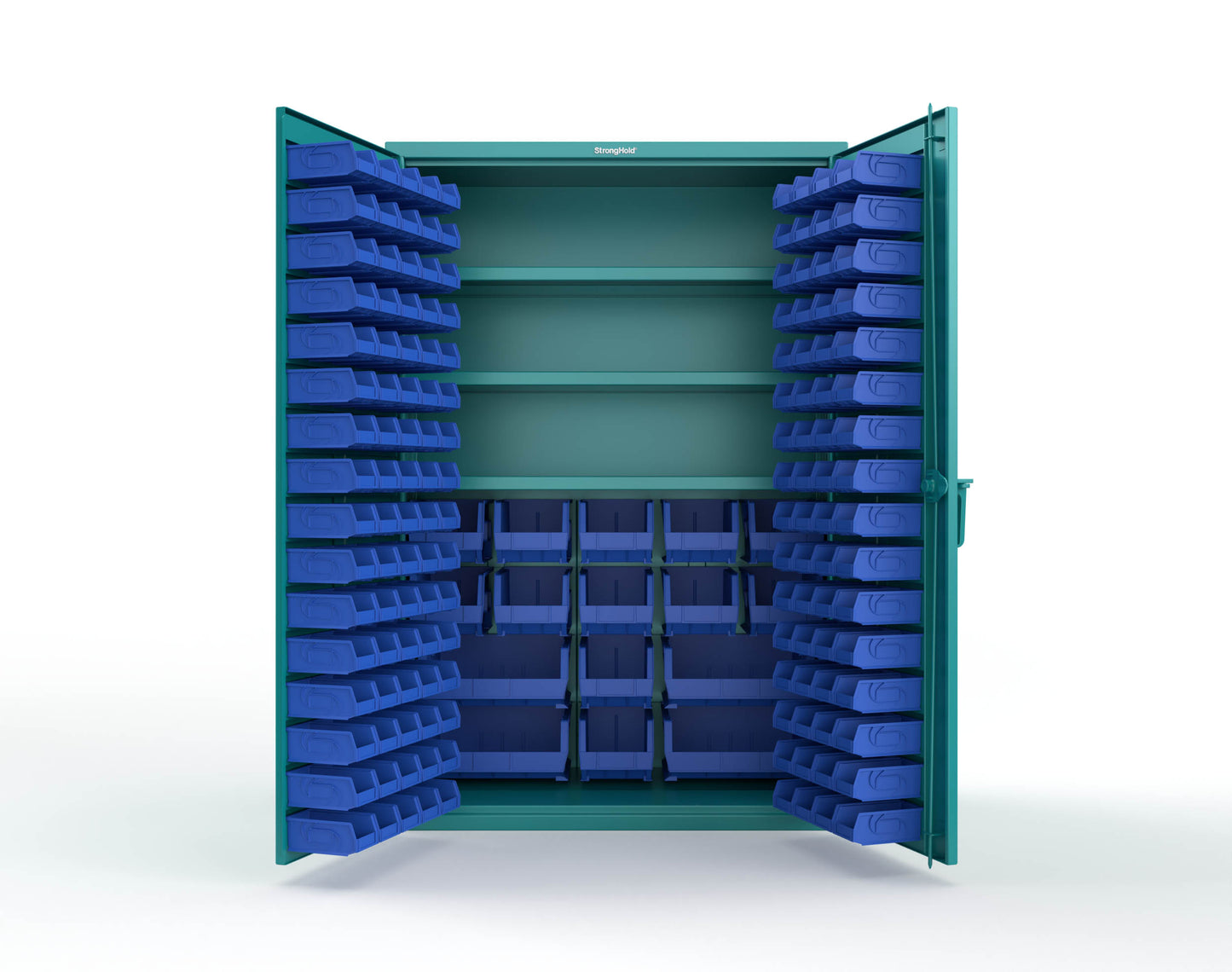 Teal (RAL 5021) / Blue (RAL 5001)