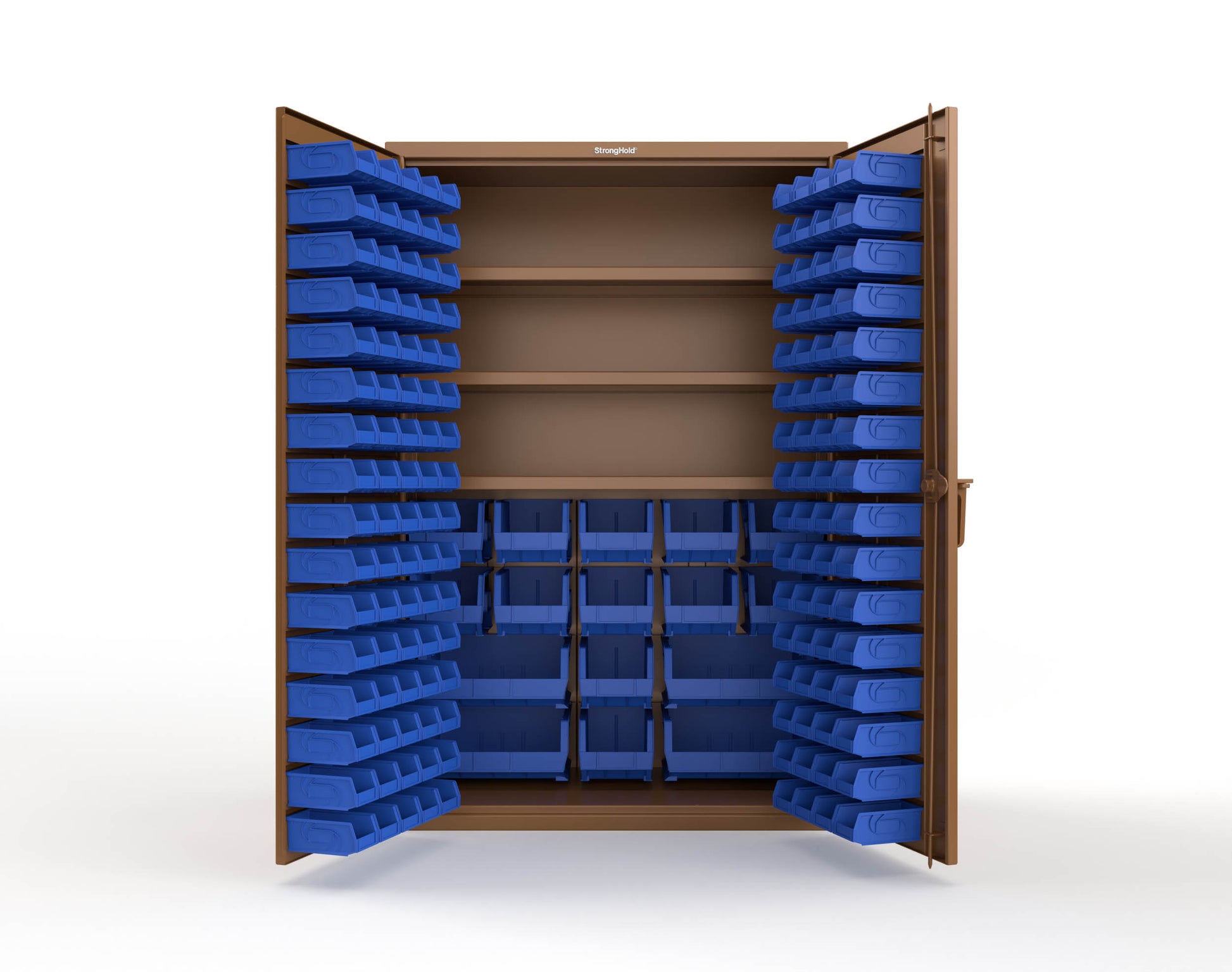 Brown (RAL 8008) / Blue (RAL 5001)