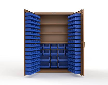 Brown (RAL 8008) / Blue (RAL 5001)