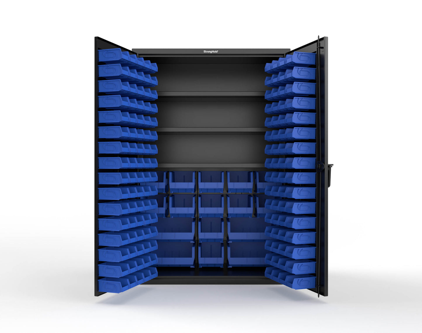 Black (RAL 9005) / Blue (RAL 5001)