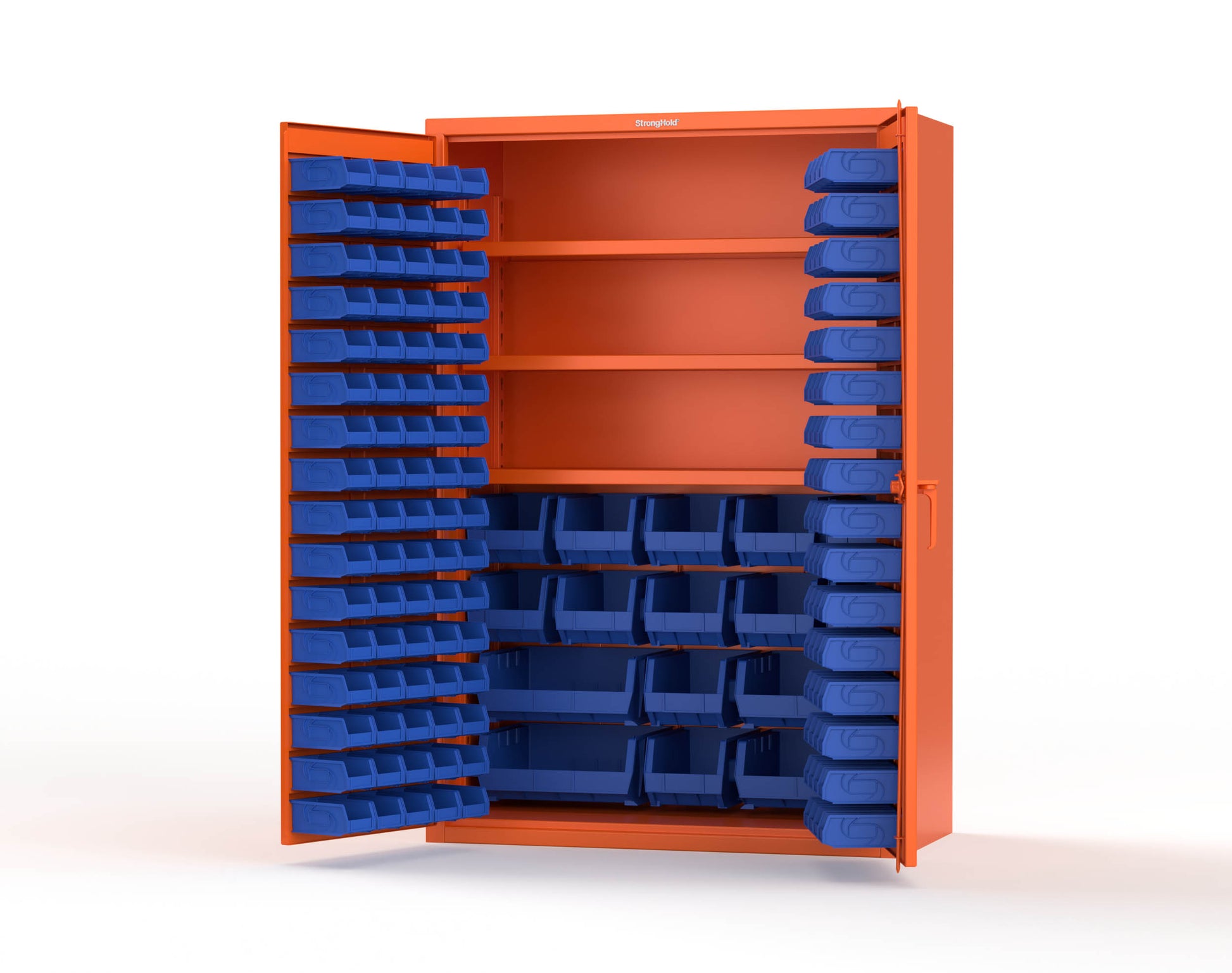 Orange (RAL 2009) / Blue (RAL 5001)