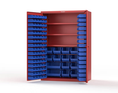 Red (RAL 3001) / Blue (RAL 5001)