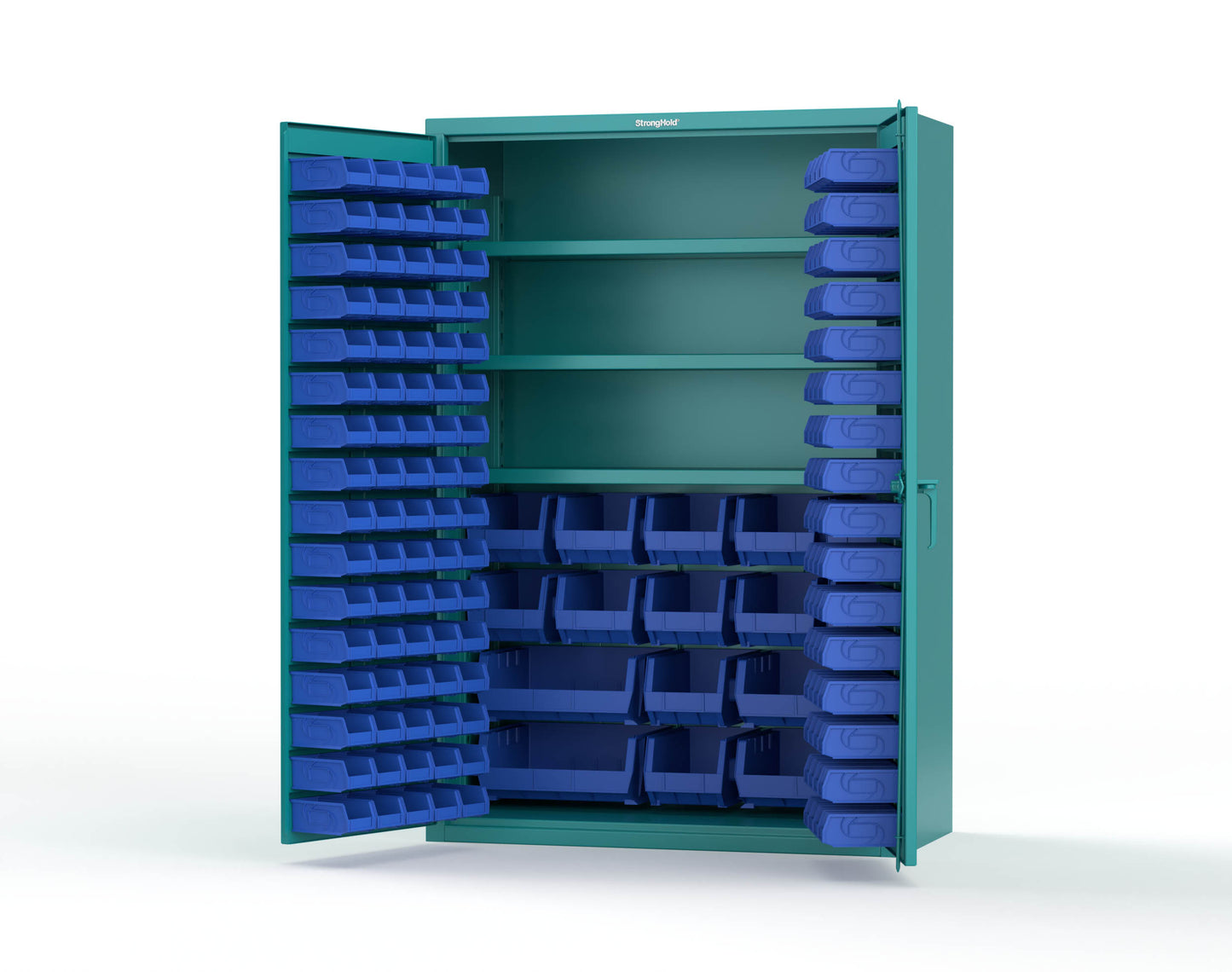 Teal (RAL 5021) / Blue (RAL 5001)