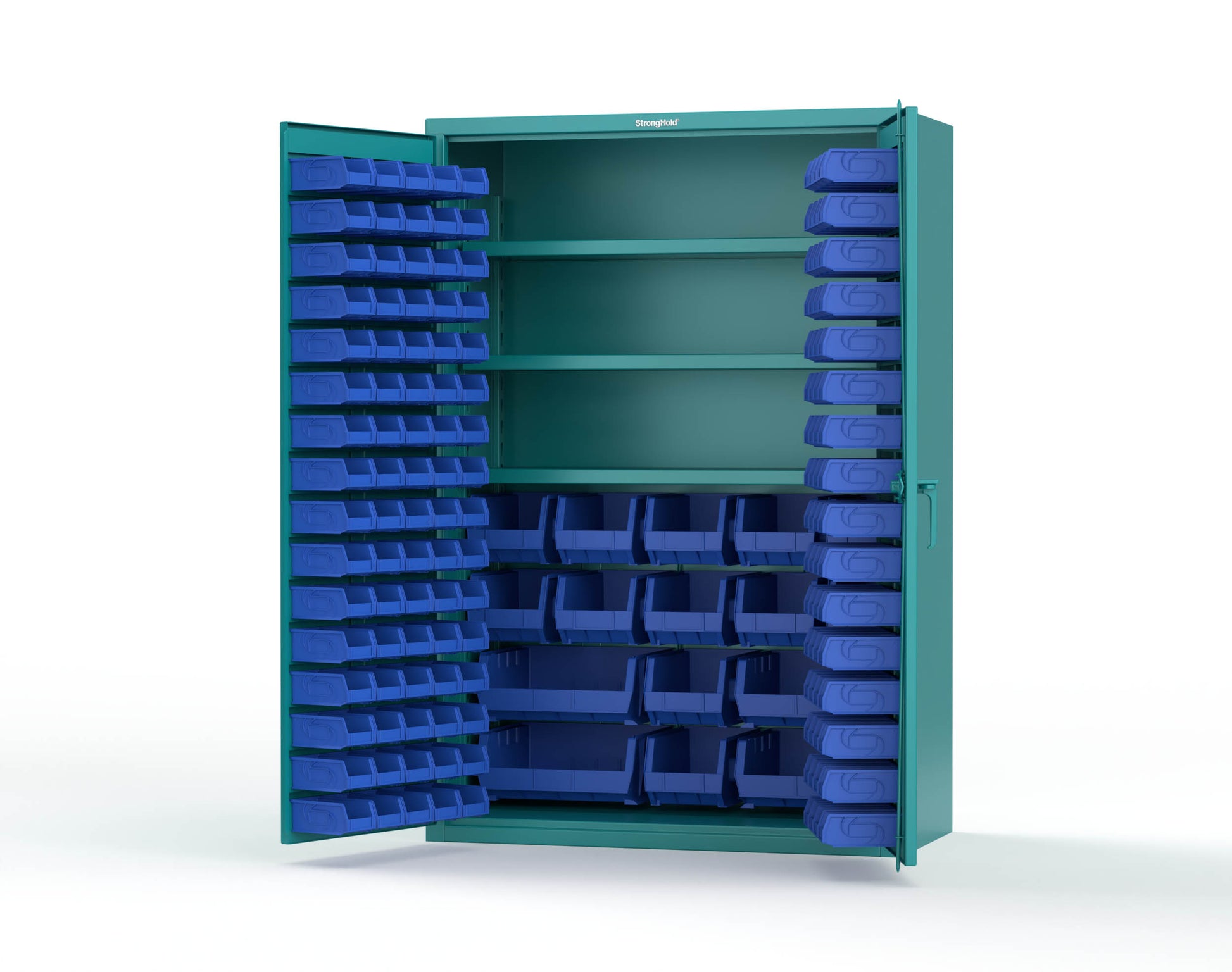 Teal (RAL 5021) / Blue (RAL 5001)