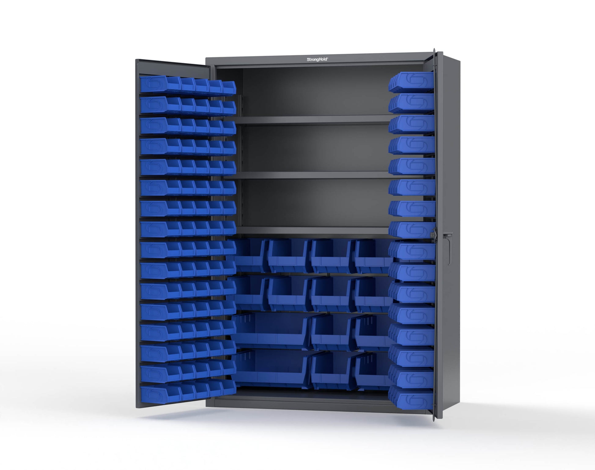 Dark Gray (RAL 7024) / Blue (RAL 5001)