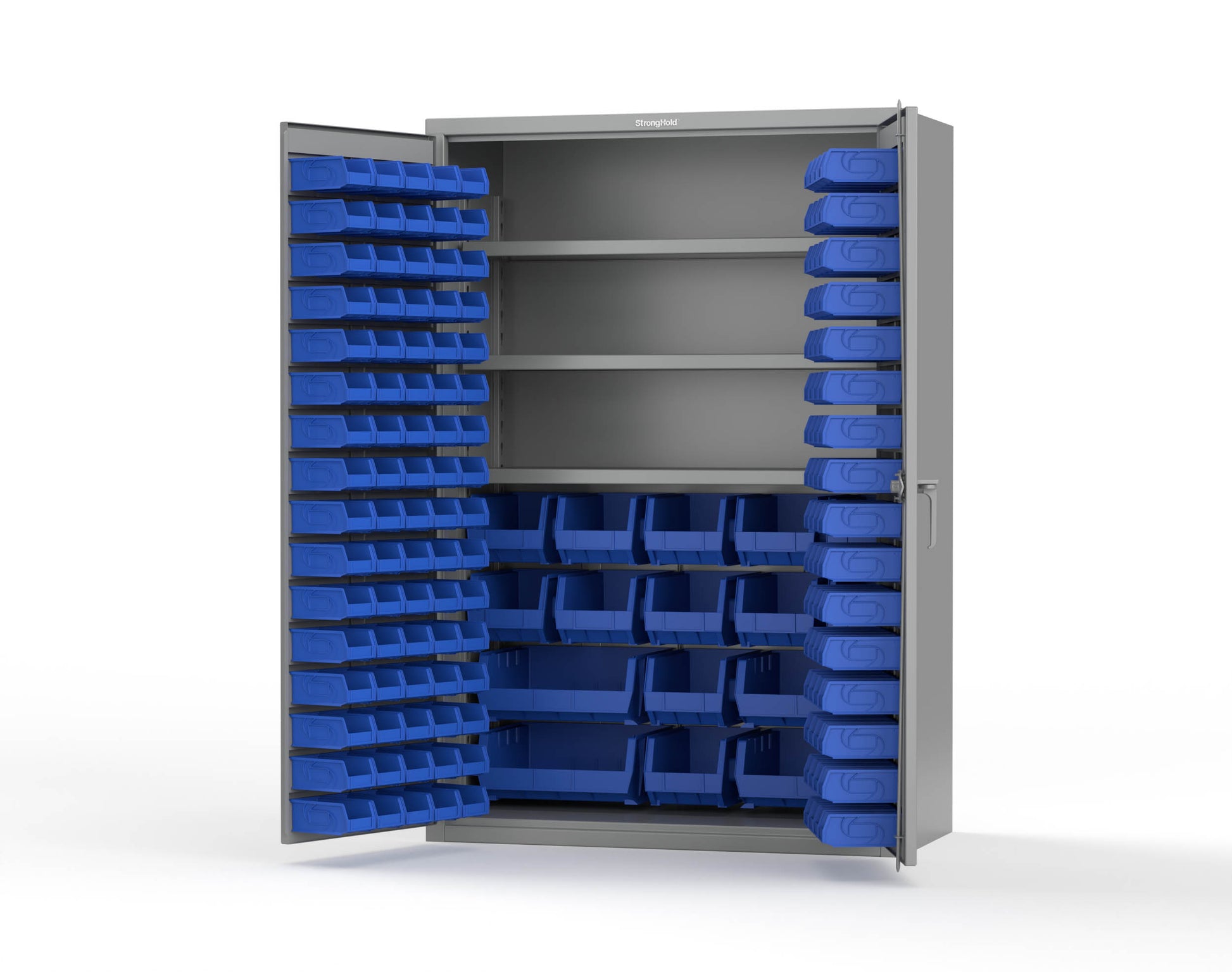 Dusty Gray (RAL 7037) / Blue (RAL 5001)