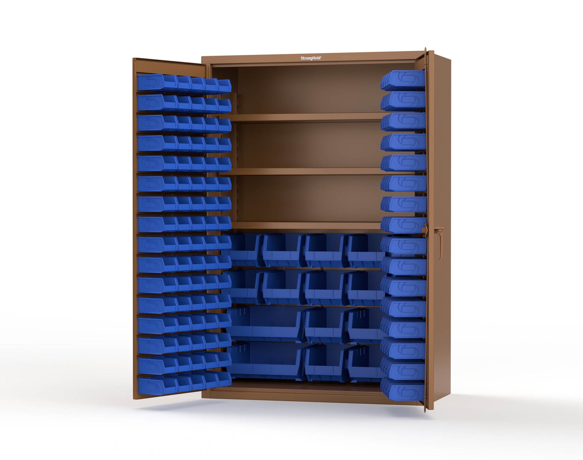 Brown (RAL 8008) / Blue (RAL 5001)